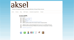 Desktop Screenshot of aksel.com