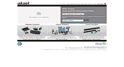 Desktop Screenshot of aksel.com.tr
